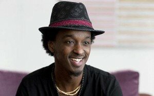 Upbeat: rapper K?Naan, whose 'Wavin? Flag? will be heard at every match during the World Cup Photo: GEOFF PUGH