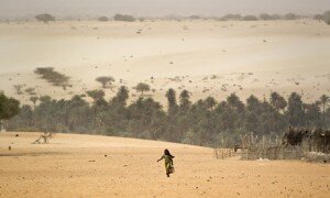 MDG : LDC and desertication : a well in Barrah, a desert village in the Sahel belt of Chad