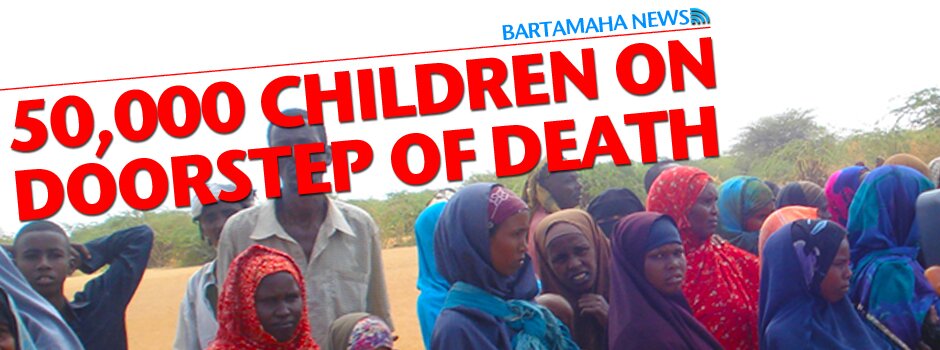 50,000 CHILDREN ON DOORSTEP OF DEATH