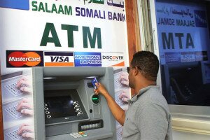 Last week, Salaama Somali Bank became the first lender to introduce ATM machines in Mogadishu. 