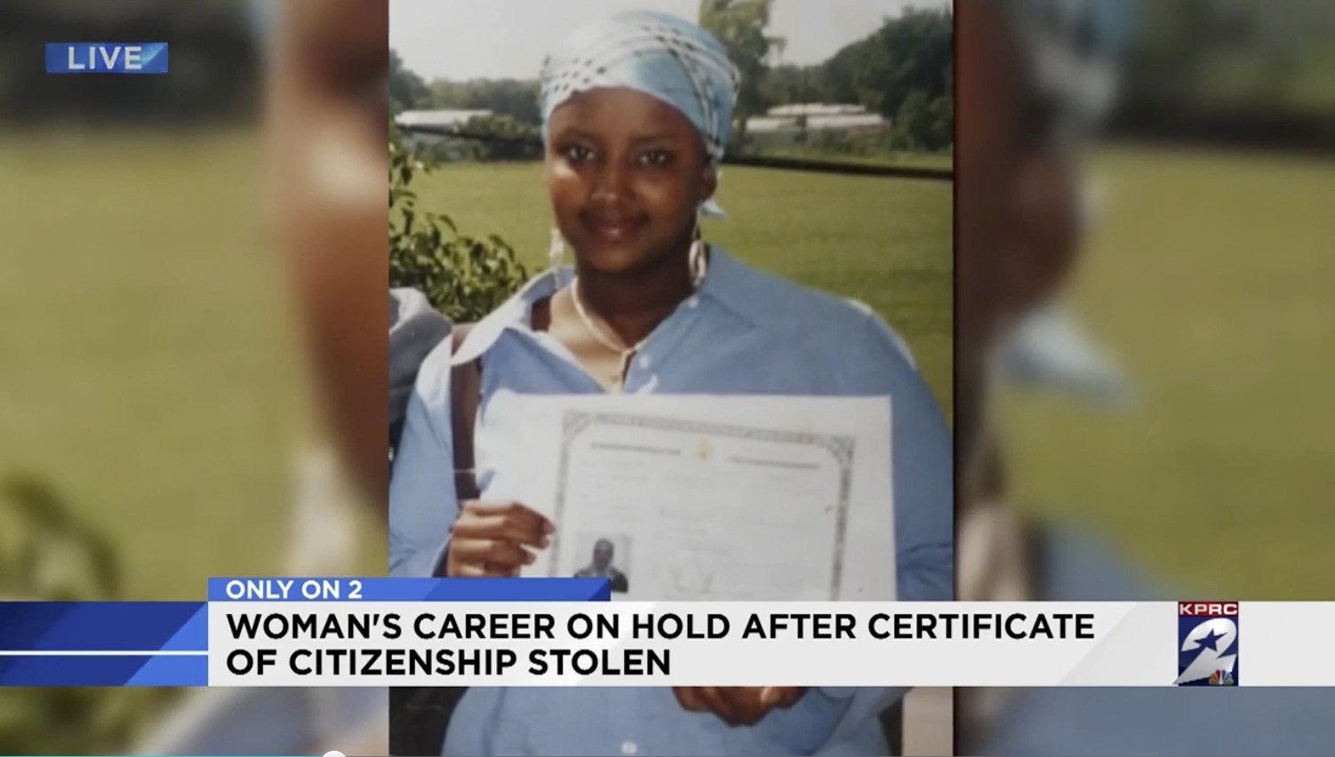 After important document is stolen from car, American citizen struggling to get replacement